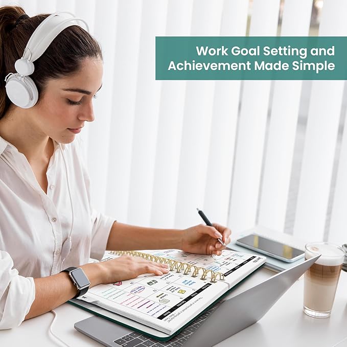 2026 Planner, Weekly and Monthly Planner for Women, January 2026 to December 2026, Pretty Hardcover 2026 Calendar Planner Book with Tabs, Inner Pocket, Spiral Bound, Perfect Office Home School Supplies - 8.5" x 11", Enchanted Forest