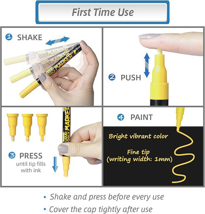 Magnetic Chalkboard Monthly Calendar - Weekly Meal Planning Blackboard Combo Set with Neon Bright Liquid Chalk Markers - Bonus Grocery List and Notepad Blackboard for Refrigerator Included