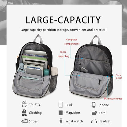 HEAD Waterproof Travel Backpack for Women & Ladies, Casual Daypack for Sport/Gym/College Work/Workout/Outdoor/Daily Use, Lightweight Laptop Backpacks for 13.5 inch Notebook