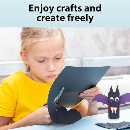 50 Sheets Black Cardstock 8.5” x 11”, 92lb/250gsm Black Card Stock, Thick Card Stock Paper, Heavy Cardstock Paper for Printer, Resume, Scrapbooks, Art, Crafts, Business Cards