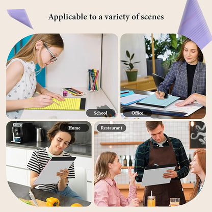 6 Pack Legal Pads 8.5 x 11 Colored Note Pads 8.5 x 11 Pink Notepad Perforated Writing Pads 8.5 x 11 Lined Paper Pads of Paper Wide Ruled 30 Sheets Notebook To Do List for School, Office, Home