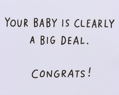 American Greetings Baby Shower Card (A Big Deal)