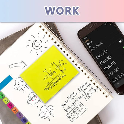 Sticky Notes Set, Sticky Notes Tabs, 710 Pack, Divider Sticky Notes, School Supplies, Office Supplies, Planner Sticky Notes, Sticky Note Dividers Tabs, Book Notes, Back to School Supplies (710pcs)