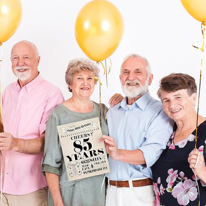 85th Birthday Card, 85th Birthday Decorations for Women Men, 85th Birthday Gifts for Grandma Grandpa, Back in 1940 Birthday Card