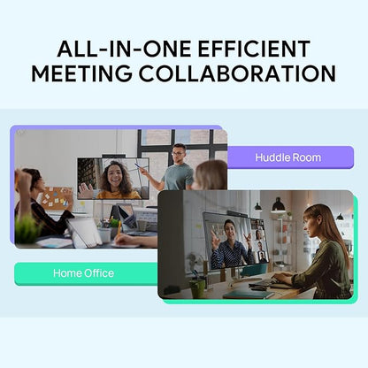 Yealink MeetingBar A10 Conference Room Webcam 4K 120° Wide Angle Camera with Android OS, Video Conferencing System with Microphone and Speaker, AI Speaker Tracking, Auto Framing, Teams Zoom Certified