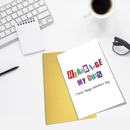 Dirty Valentine's Day Card for Him, Raunchy Valentines Day Card for Husband, Happy Valentines Day Card from Wife Husband