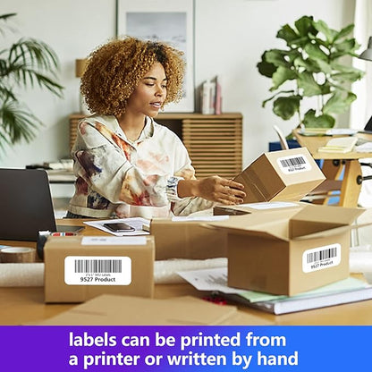 9527 Product 2"x 1" Sticker Labels Direct Thermal Labels 1000 Labels Per Roll (12 Rolls)