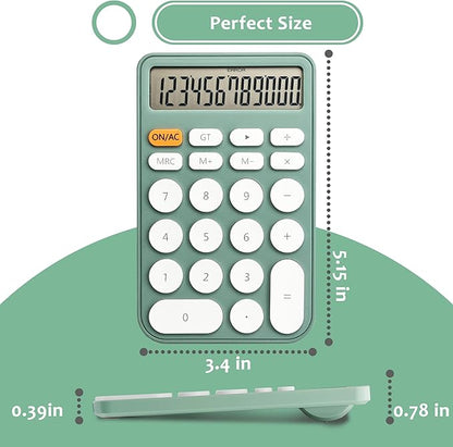 VEWINGL Standard Calculator 12 Digit,Desktop Large Display and Buttons,Calculator with Large LCD Display for Office,School, Home & Business Use,Automatic Sleep,with Battery