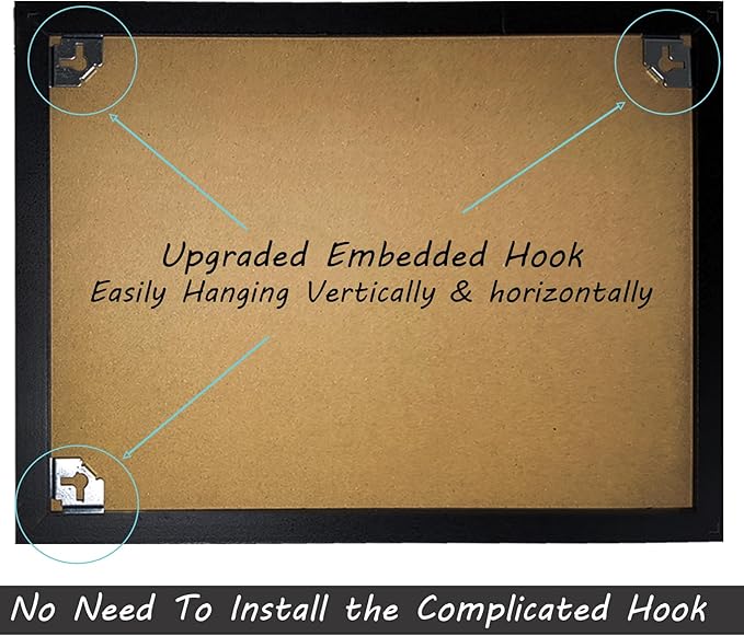 Black Cork Board Black Bulletin Board Pin Display Board for Wall Corkboard Black Pushpin Board Vision Board Picture Photo Felt Board for Memos, Photos, Home, Kitchen, Office,17"x13"