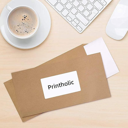 24 Rolls 2" x 1" Direct Thermal Labels for Barcodes Postage Address Shipping Labels Compatible with Rollo & Zebra Desktop Printers Adhesive - 1300 Labels/Roll