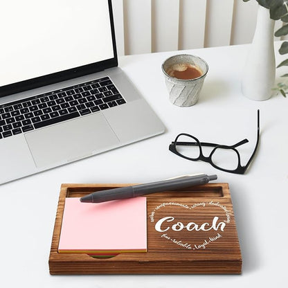 Coach Gifts, Coach Sticky Note Holder, Coach Appreciation Gifts, Thank You Coach Gifts, Coach Office Decor, Coach Desk Self-Stick Note Pad Holders GSH11