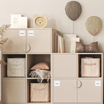 36 Pack Adhesive 3.5" x 3.5" Index Card Pockets with Top Open for Loading, Clear Plastic Labels Holders for Storage Bins Library Card Totes Shelves