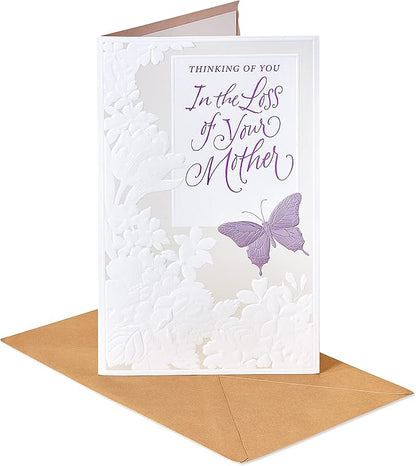 American Greetings Sympathy Card for Loss of Mother (Thinking of You)