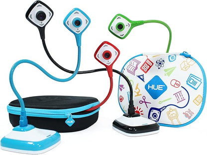 HUE HD Pro Flexible USB Video and Document Camera/Visualiser (Black Camera with Black Carry Case)