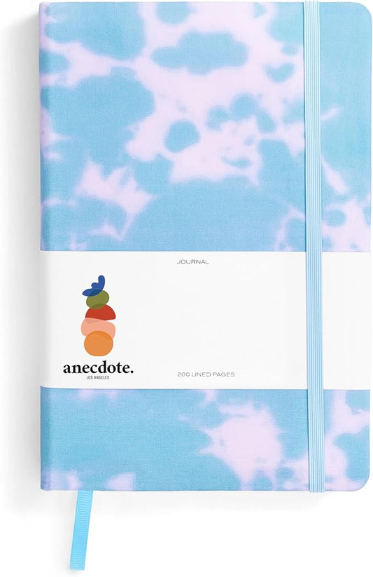 Hardcover Ruled Journal with Thick 100 gsm College Ruled Paper A5 size (8.3 inches x 5.4 inches) - Daily Writing Notebook Journal for Travel, School and Office Use - Diary Journal for Women and Men - Tie Dye