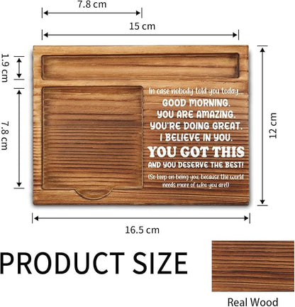 Appreciation Sticky Note Holder, Inspirational Thank You Appreciation Quote Gifts for Leader Boss Women Mentor Coach Manager Employee Coworker Self-Stick Note Pad Holders ZSS19