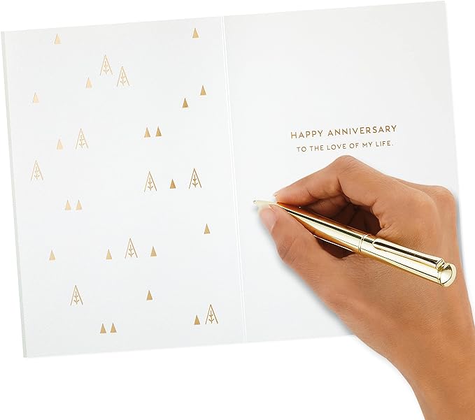 Hallmark Signature Anniversary Card for Husband, Wife, Boyfriend, Girlfriend (Love of My Life)