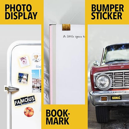 X-bet MAGNET Inkjet-Optimized Printable Magnetic Sheets - 8.5x11 Magnet Paper for DIY Stickers, Decorations, Labels - Easy to Print, Cut & Create Your Own Magnets (Glossy, 3pcs)