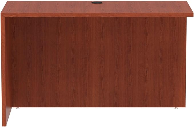 Alera ALEVA354824MC Valencia Series 47-1/4 in. x 23-5/8 in. x 29-1/2 in. Reversible Return/Bridge Shell - Cherry