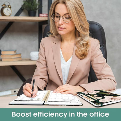 2026 Planner, Aesthetic Weekly and Monthly Planner for Women, Jan 2026 to Dec 2026, Hardcover 2026 Calendar Book with Monthly Tabs, Inner Pocket, Perfect for Office Home School - A5 (6.3" x 8.5"), Soft Lily