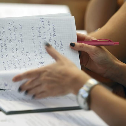 deegtran Pens Bulk, 200 Pack No Bleed Black Pens, Retractable Ballpoint Pens, Pens Medium Point, Smooth Ink Pens, 1.0MM Black Ink