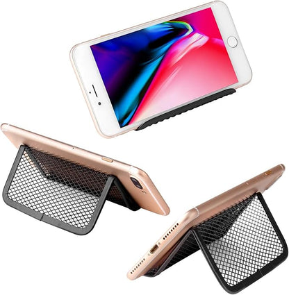 Golden Pearl Black Metal Mesh Business Card Holder Desk Business Card Organizer for Desk Office Name Card with 50 Name Card Capacity-6pcs