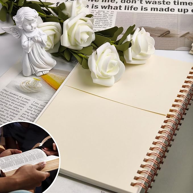 Notebook for Women, 2 Pack Spiral Notebooks – Aesthetic College Ruled Notebook, Journaling Notebooks for Writing, Bible Journal, Office Supplies for Women, Prayer Journal for Women, Perfect Notebooks for School and Work