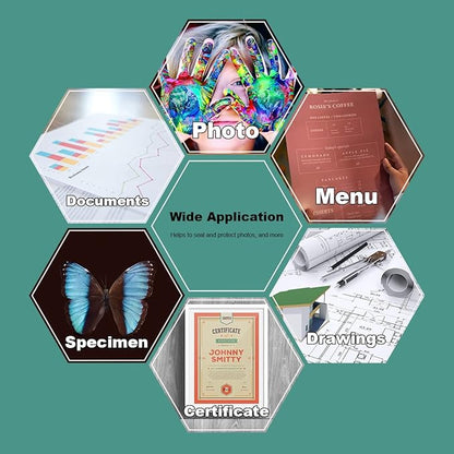 BESTEASY Clear 9" x 11.5" Thermal Laminating Sheets 3 mil Letter Size Thermal Laminating Pouches, Hold 8.9'' x 11.4'' Letter Size Sheets, Pack of 2000