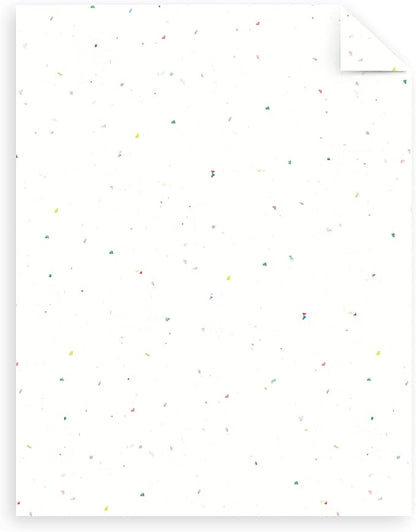 Astrobrights Mega Collection, Colored Cardstock, Bright Confetti White, 320 Sheets, 65 lb/176 gsm, 8.5" x 11" - MORE SHEETS! (91683)