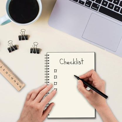 YAZMEEN Inspirational Blank Spiral Notebook（160 Pages） Goals are Achieved One Step at A Time Hardcover Sketchbook Encouragement Notebook Journal Funny Birthday Gift for Teen Teacher Student Coworker