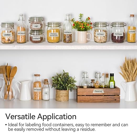 164 Yards Freezer Tape, Writable Surface, Low Temperature Resistance, Easy Tear and Residue-Free Removal, Ideal for Food Containers and Refrigerators, Includes 3 Rolls, Each 0.79 Inch by 54.68 Yards