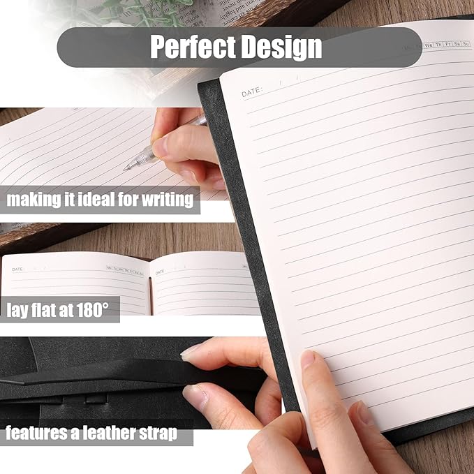 Leather Journal Notebook，260 Pages 5x7 Inches Leather Bound Journal, Vintage Notebook, Personal Journal