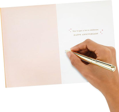 Hallmark Signature Anniversary Card for Couple (Champagne Cheers)