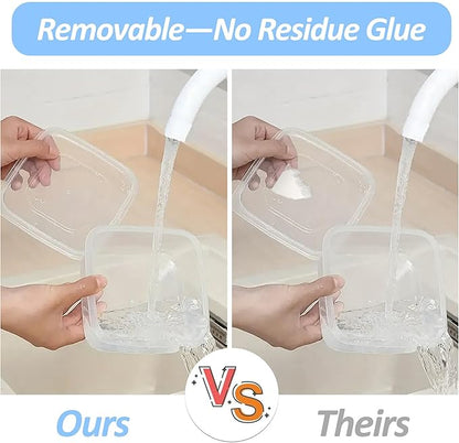 Restaurant Quality Shelf Life Food Rotation Labels, 2” x 3” Self-Adhesive Removable Freezer Food Labels Stickers, Perfect for Reusable Containers, Easy to Remove, Food Safety Date Sticker (10 PCS)