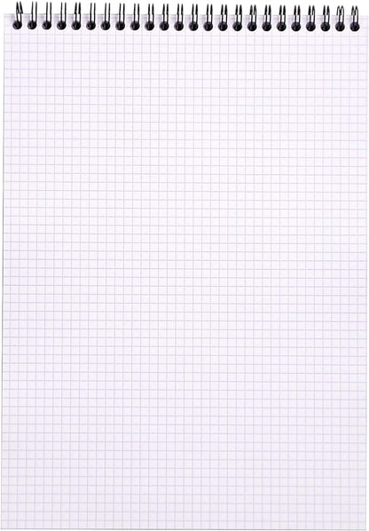 Rhodia Wirebound Notepad, A4, Square Ruling - Orange (18500C)