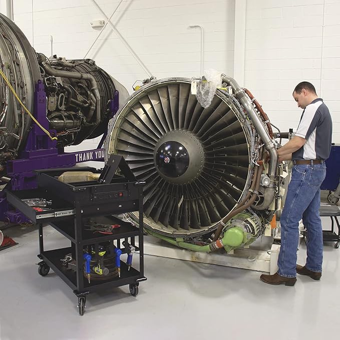 40" Work Cart with Power Tool Holder