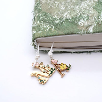 BLBMH Butterfly Book Covers for Paperbacks Adjustable Fabric Book Sleeve Cover Protector Fit for 5.5x8.5 inch Hardcover Softcover Book Novels Notebook Bible - Green