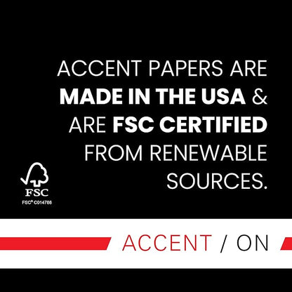 Accent Opaque White 8.5” x 11” Cardstock Paper, 100lb, 271gsm – 200 Sheets (1 Ream) – Premium Smooth Heavy Cardstock, Printer Paper for Invitations, Cards, Menus, Business Cards – 1188091R