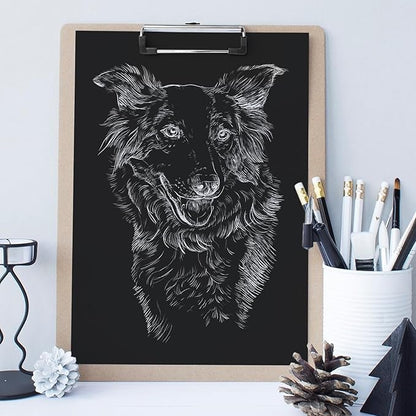 Joyberg Black Cardstock 8.5 x 11, 230gsm Cover Cardstock Paper, 85 Lb Heavy Card Stock for Printer, Card Stock Paper for Invitations, Scrapbooking, Crafts, Diy Cards, Decoration, Drawing (30 Sheets)