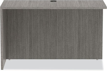 Alera ALEVA354824GY 47.25 in. x 23.63 in. x 29.5 in. Valencia Series Reversible Return/Bridge Shell - Gray