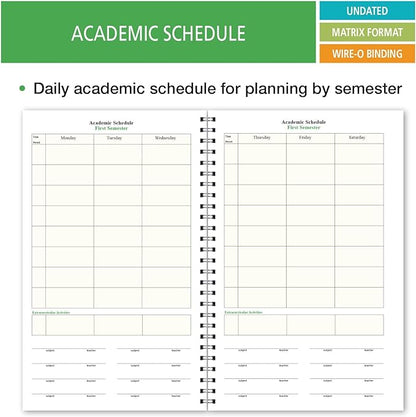 Elan Publishing Company Deluxe Full-Year Student Planner for High School 40 Weeks (HS-90)