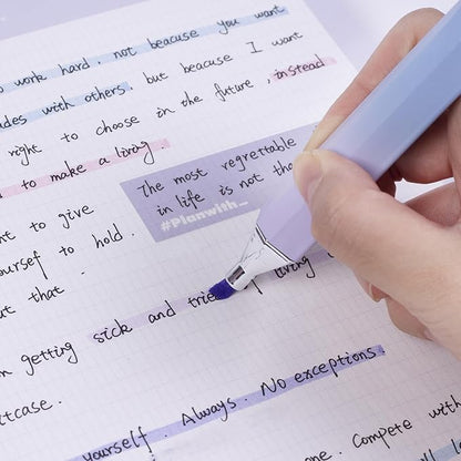 COLNK Pastel Highlighter Pen Set, 12 Counts of Highlighter Color Pens, Chisel Tip,Aesthetic highlighters Assorted Colors for Color Coding,Planner Journaling,No Bleed