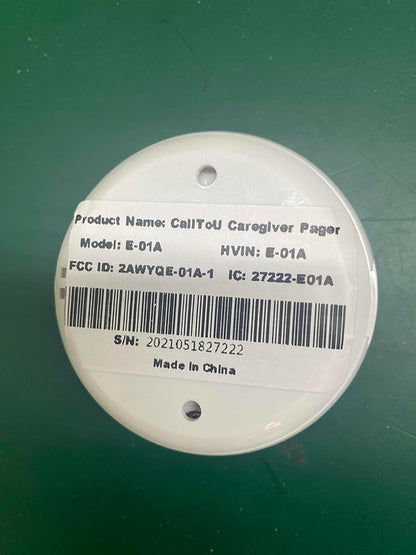 CallToU Wireless Calling System Caregiver Pager Call Button System with 5 Waterproof Call Buttons and 1 Number Receiver for Clinic Nurses Station Restaurant Nursing Home