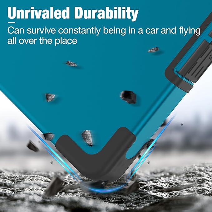 Sooez Toughest Clipboard with Storage, Internal Pen Pouch Included, Letter/ A4 Size, Shockproof Heavy Duty Plastic Clip Boards 8.5x11”, High Capacity Clipboards Box Case for Contractor Trucker Driver