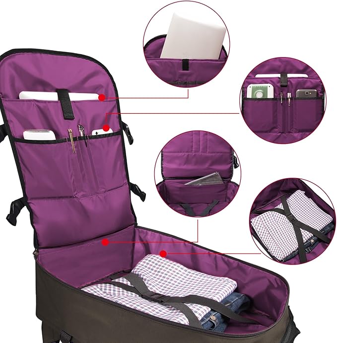 Travel Backpack 17L Lightweight Casual Small Carry-on Daypack 15-inch Laptop Notebook, Underseat Overnight Weekender, Khaki Green