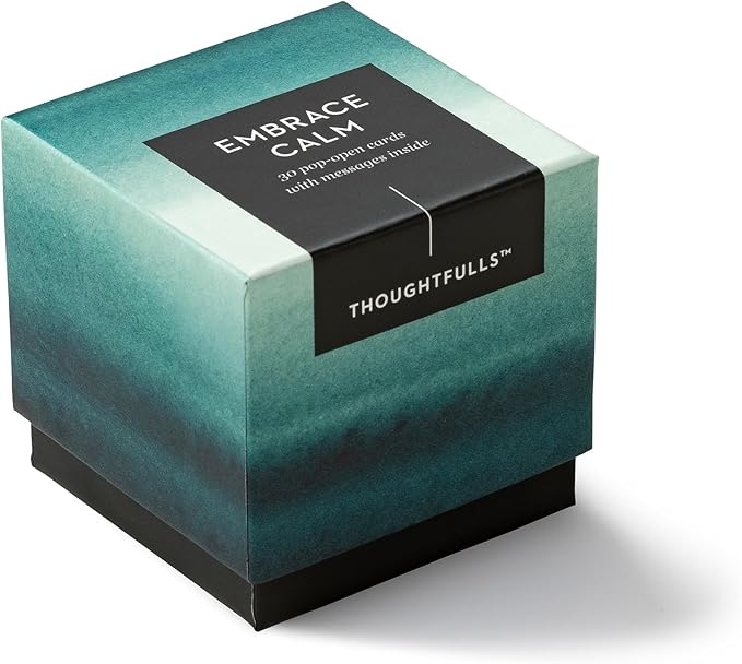 Compendium ThoughtFulls Pop-Open Cards – Embrace Calm – 30 Pop-Open Cards, Each with a Different Inspiring Message Inside