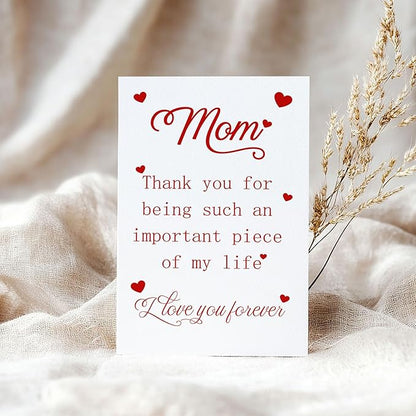 Funny Mom Birthday Card from Daughter Son, Sweet Birthday Gifts Cards for Mother, Unique Thank You for Mom Card, Best Mom Birthday Gifts Ideas