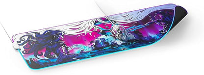 SteelSeries QcK Prism Gaming Mouse Pad - 2-Zone RGB Illumination - Real-time Event Lighting - Optimized for Gaming Sensors - Size XL - Neo Noir