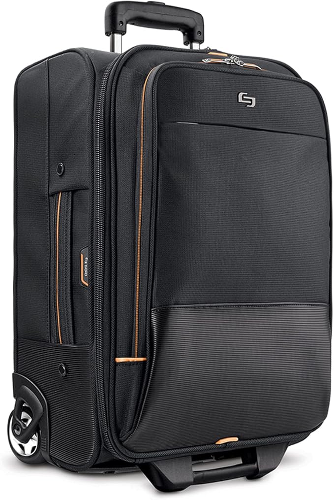 Solo New York Urban Rolling Overnight Case and Laptop Bag, Black, One Size