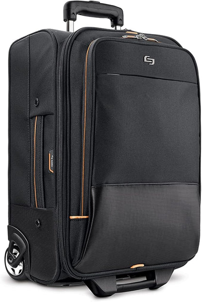 Solo New York Urban Rolling Overnight Case and Laptop Bag, Black, One Size